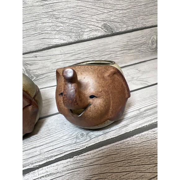UCTCI Japan Vintage Elephant Sugar & Cream Dish - Picture 2 of 10